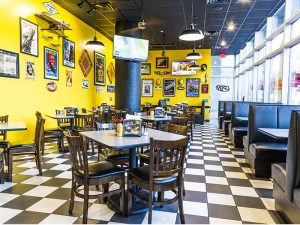 inside seating East Bay Deli Columbia