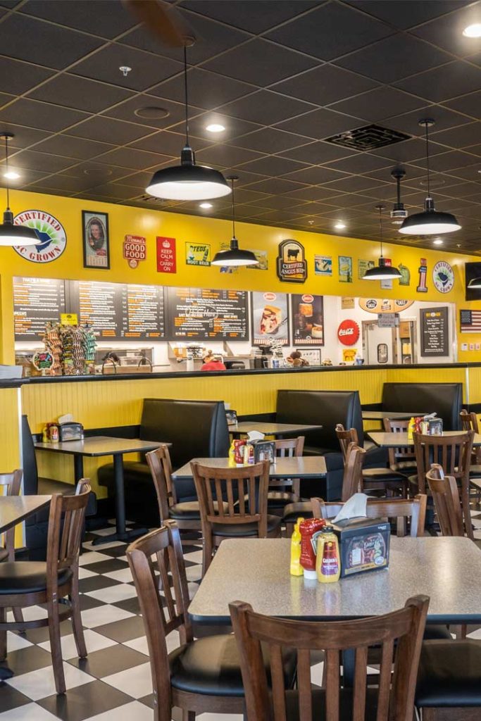 inside Carnes location East Bay Deli East Bay Deli