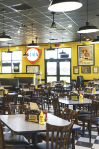 Clemson deli interior table seating