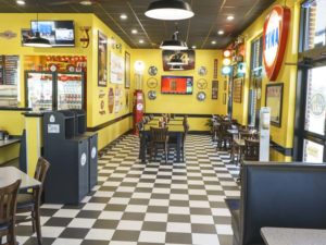 inside Clemson East Bay Deli location