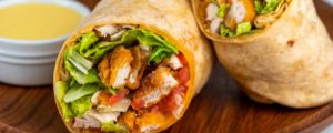 fried chicken wrap